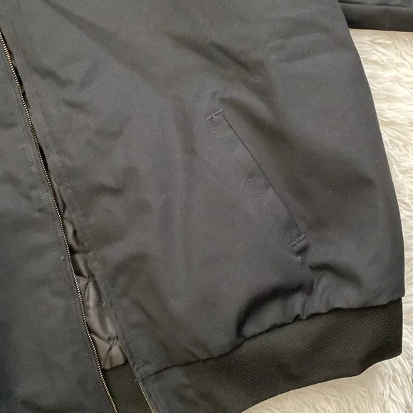 NWOT Red Cap workwear Men's Black Bomber Jacket
